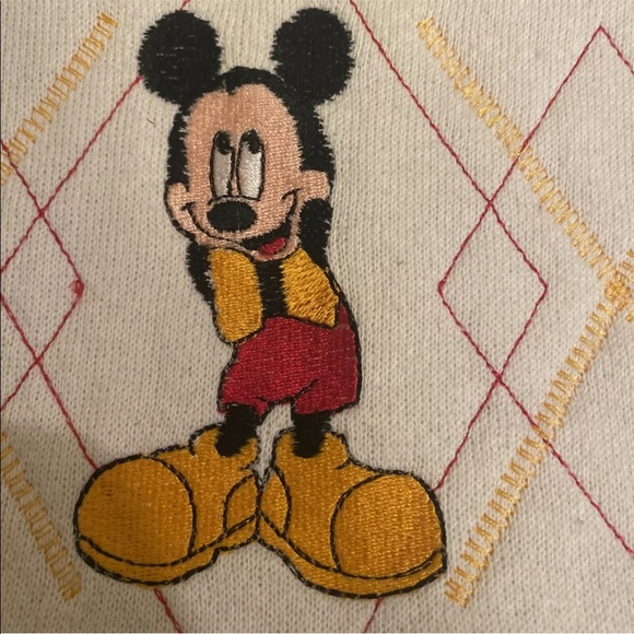 Vintage Mickey Unlimited Mickey Mouse Sweatshirt Embroidered USA Made XL - Picture 10 of 11